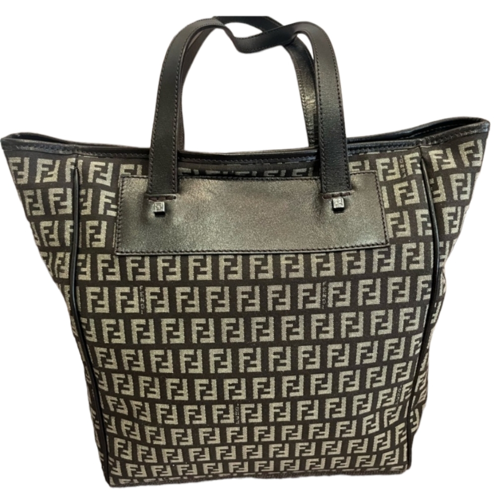 🤎Vintage Fendi Zucca Tote🤎 - Picture 2 of 11